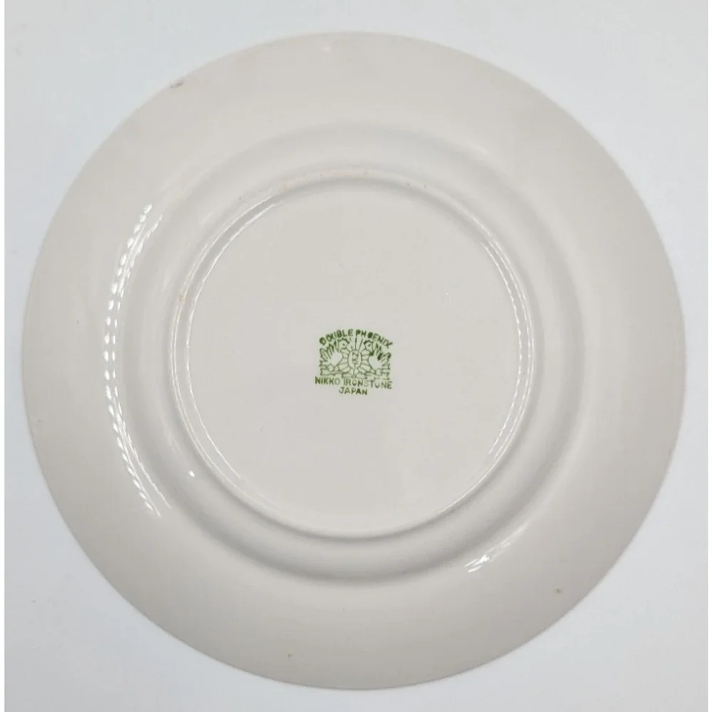 Nikko Riviera Red Bread Plates 6 3/8